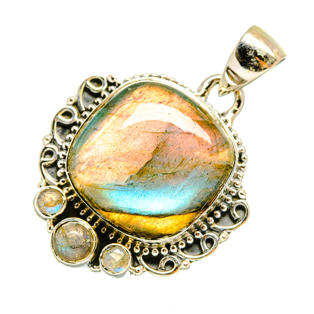 Labradorite Pendants handcrafted by Ana Silver Co - PD8080