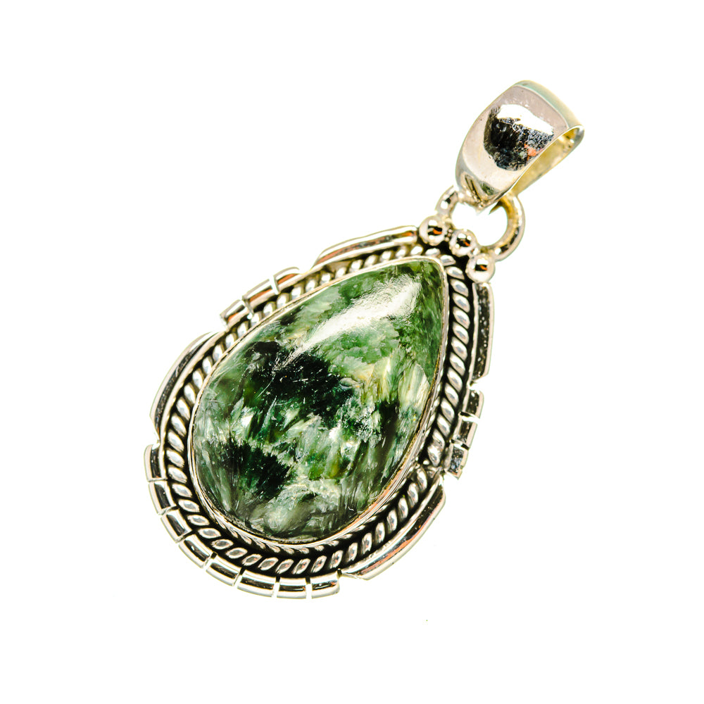 Seraphinite Pendants handcrafted by Ana Silver Co - PD8103