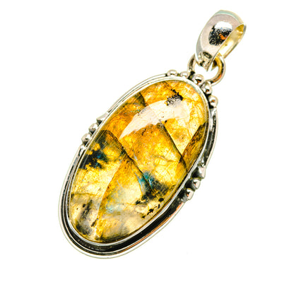 Labradorite Pendants handcrafted by Ana Silver Co - PD8106