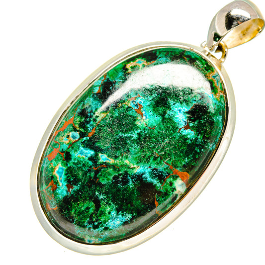 Chrysocolla Pendants handcrafted by Ana Silver Co - PD8129