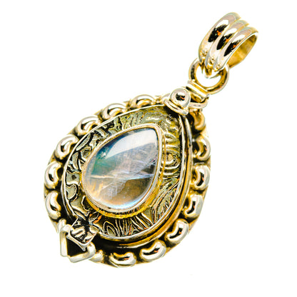 Rainbow Moonstone Pendants handcrafted by Ana Silver Co - PD8132