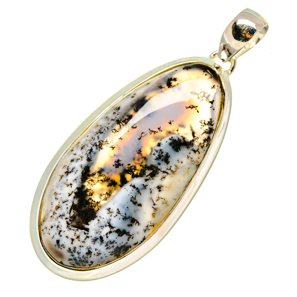 Dendritic Opal Pendants handcrafted by Ana Silver Co - PD8164