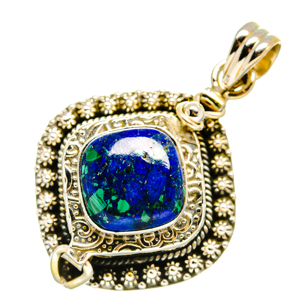 Azurite Pendants handcrafted by Ana Silver Co - PD8166