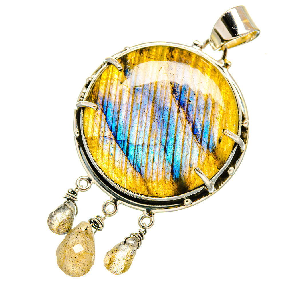 Labradorite Pendants handcrafted by Ana Silver Co - PD8167