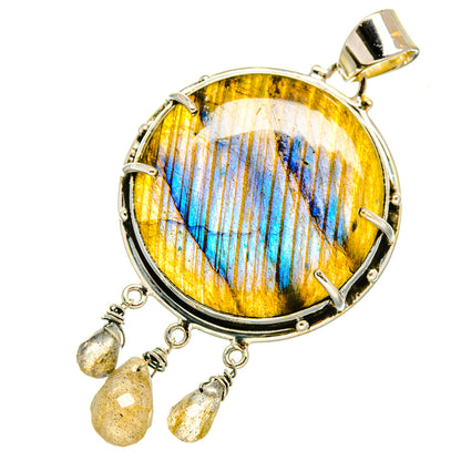Labradorite Pendants handcrafted by Ana Silver Co - PD8167