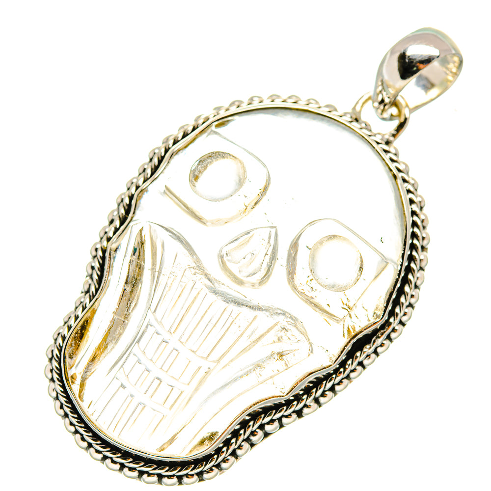 White Quartz Pendants handcrafted by Ana Silver Co - PD8169