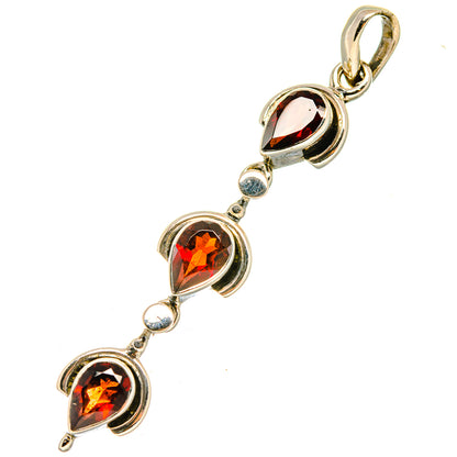 Garnet Pendants handcrafted by Ana Silver Co - PD8171