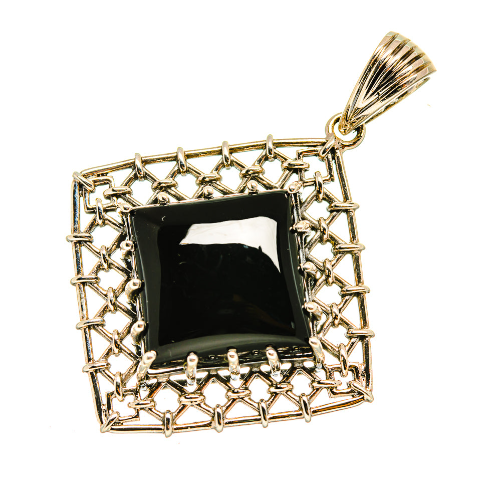 Black Onyx Pendants handcrafted by Ana Silver Co - PD8195