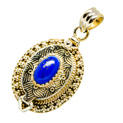 Lapis Lazuli Pendants handcrafted by Ana Silver Co - PD8198