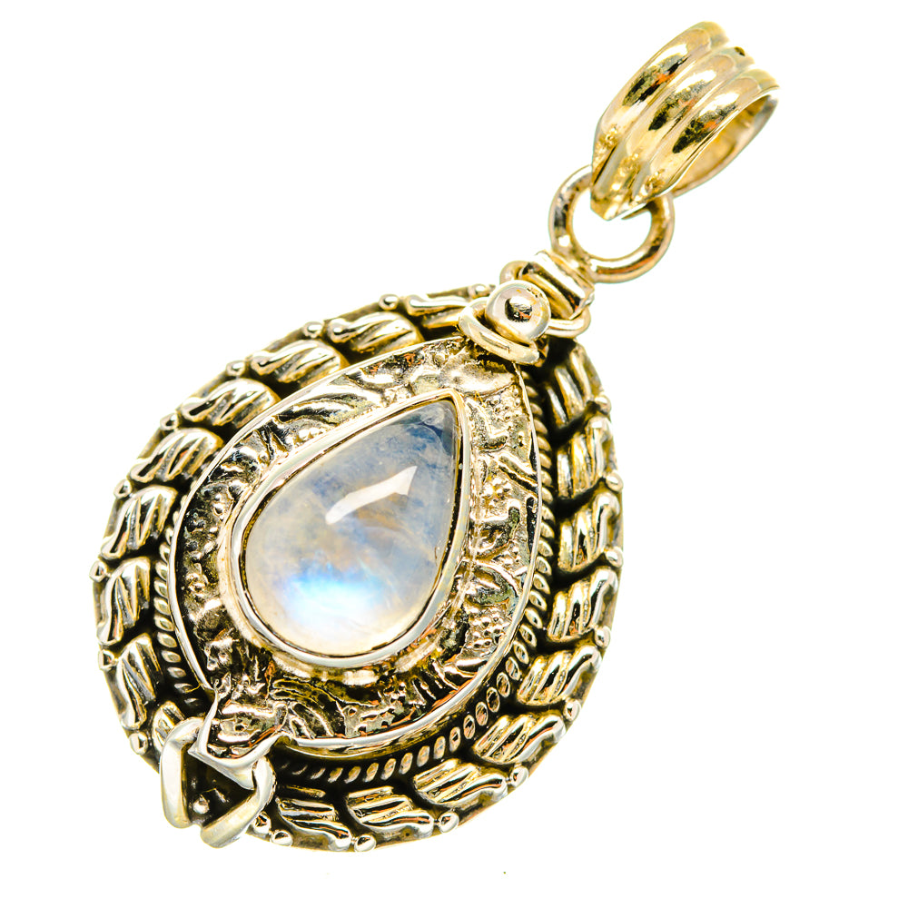 Rainbow Moonstone Pendants handcrafted by Ana Silver Co - PD8214