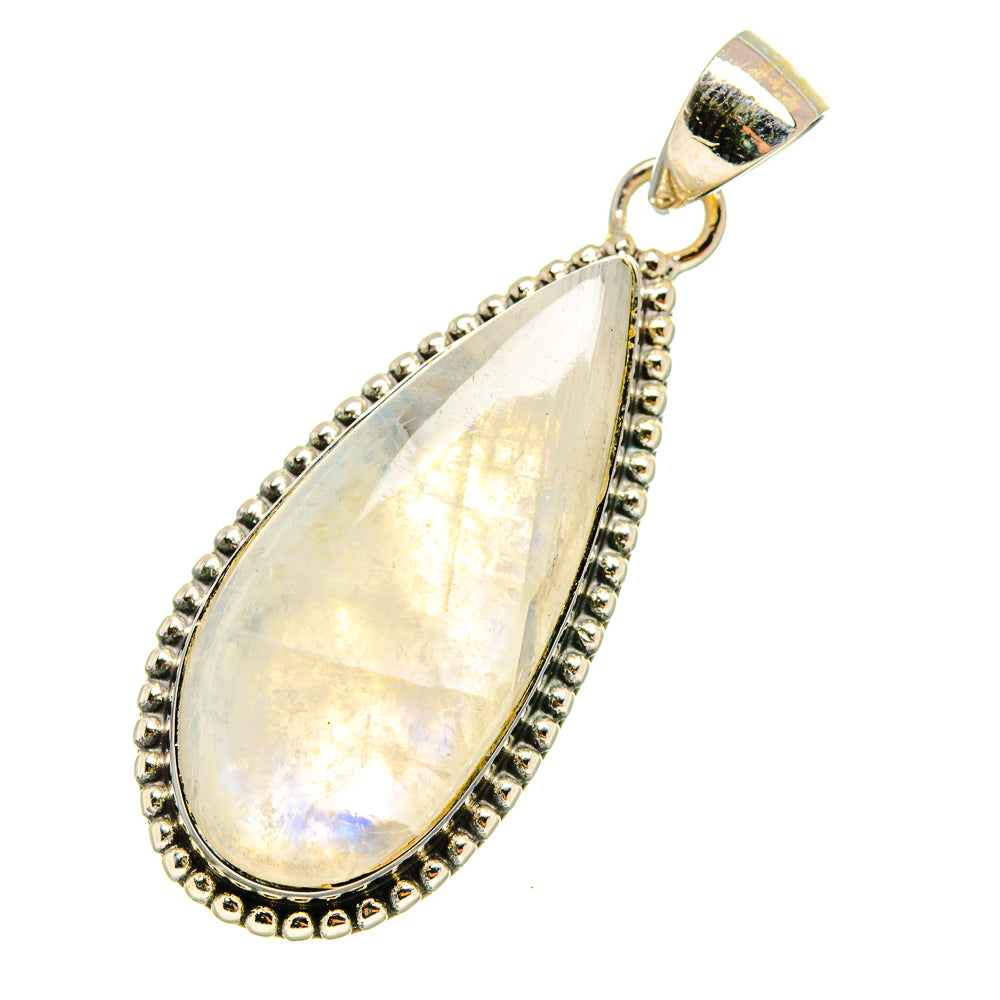 Rainbow Moonstone Pendants handcrafted by Ana Silver Co - PD8215