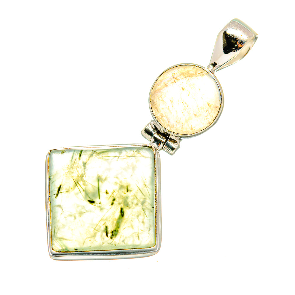 Prehnite Pendants handcrafted by Ana Silver Co - PD8221