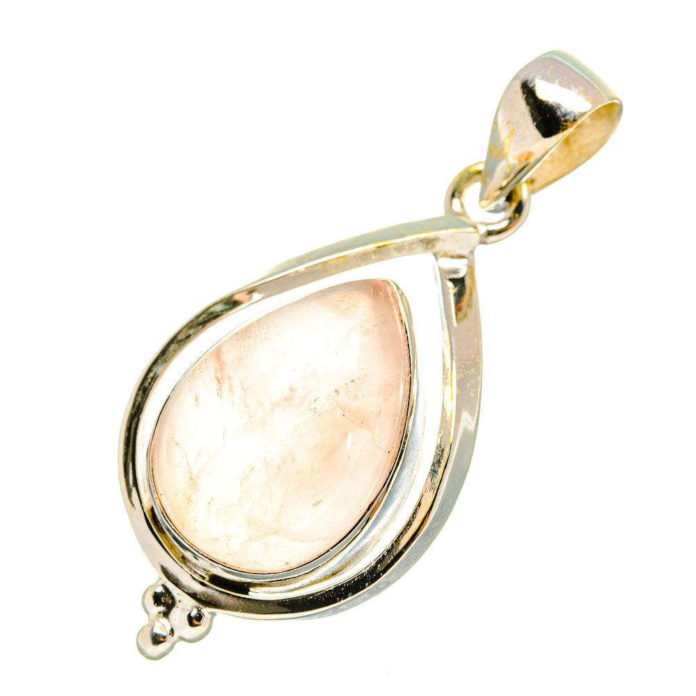 Rose Quartz Pendants handcrafted by Ana Silver Co - PD8222