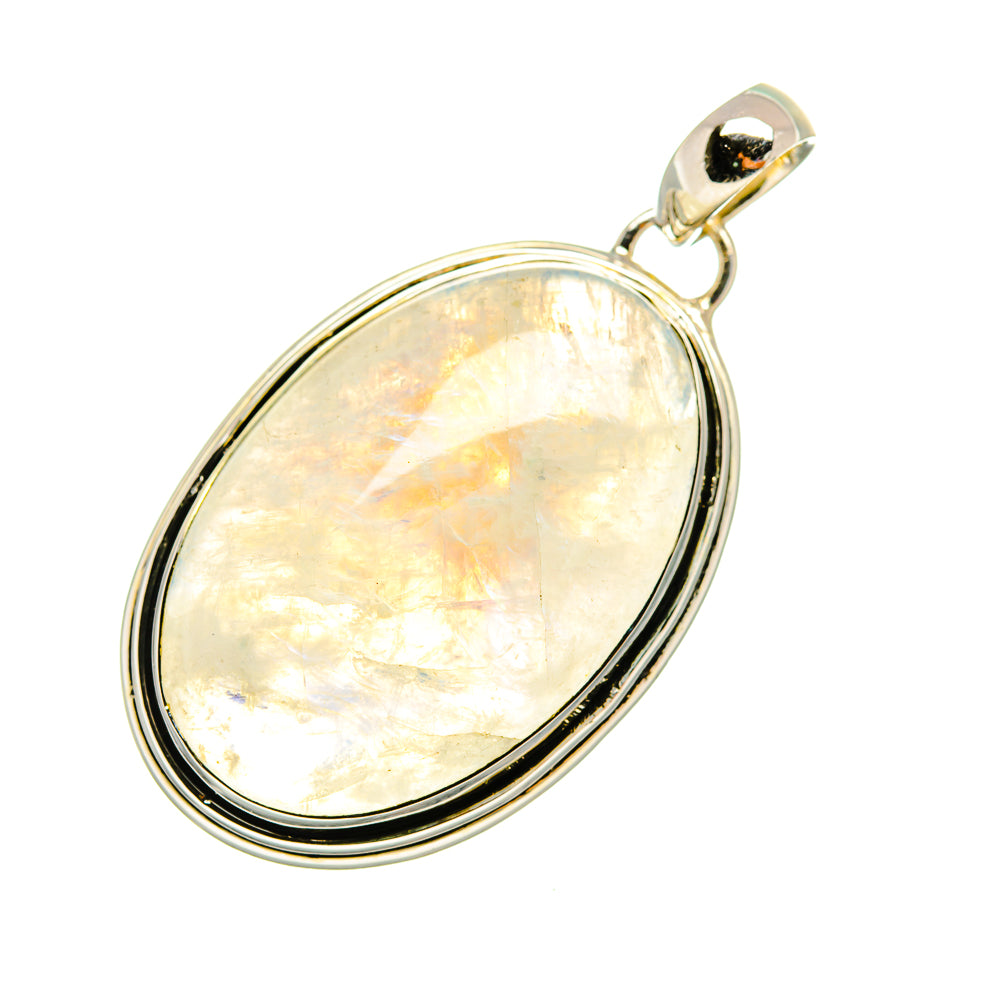 Rainbow Moonstone Pendants handcrafted by Ana Silver Co - PD8224
