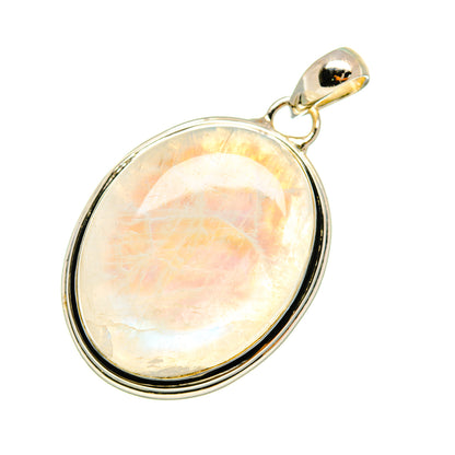Rainbow Moonstone Pendants handcrafted by Ana Silver Co - PD8225
