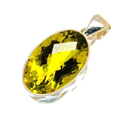 Olive Quartz Pendants handcrafted by Ana Silver Co - PD8238