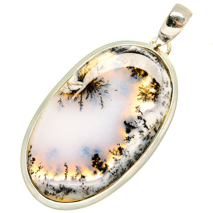 Dendritic Opal Pendants handcrafted by Ana Silver Co - PD8246