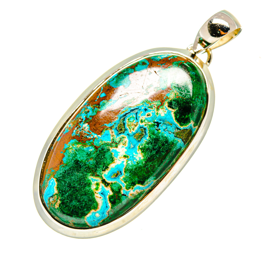 Chrysocolla Pendants handcrafted by Ana Silver Co - PD8263