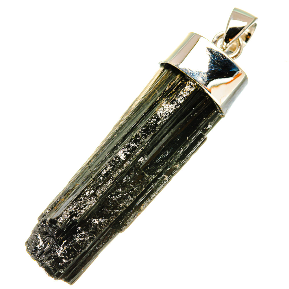 Black Tourmaline Pendants handcrafted by Ana Silver Co - PD8273