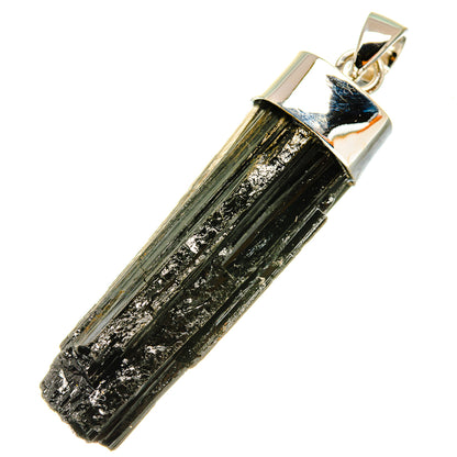 Black Tourmaline Pendants handcrafted by Ana Silver Co - PD8273
