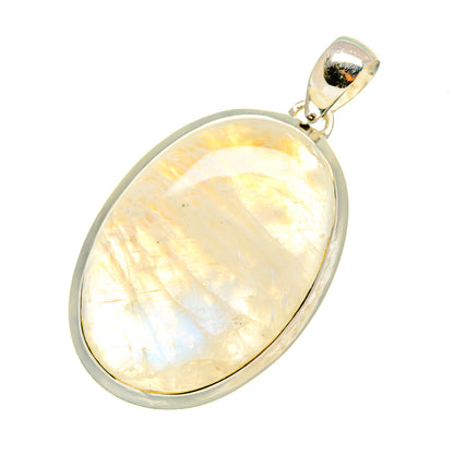 Rainbow Moonstone Pendants handcrafted by Ana Silver Co - PD8277
