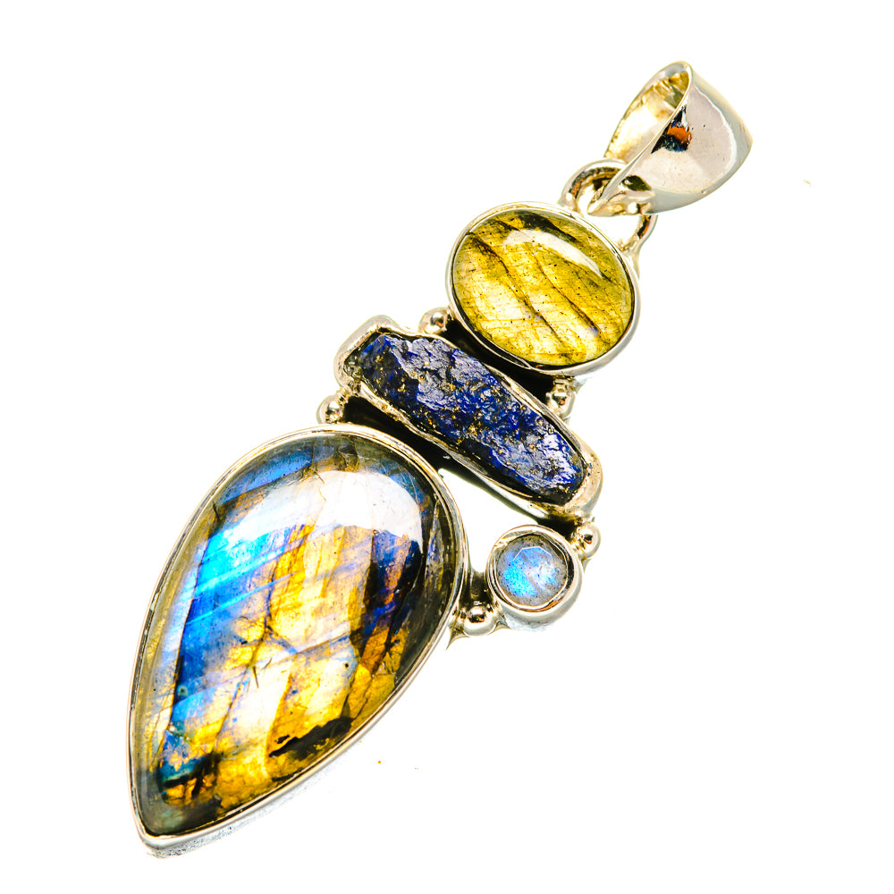 Labradorite Pendants handcrafted by Ana Silver Co - PD8282