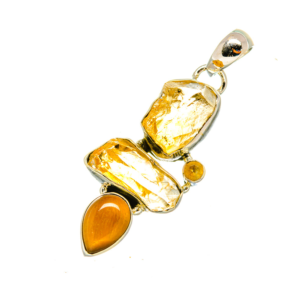 Citrine Pendants handcrafted by Ana Silver Co - PD8284