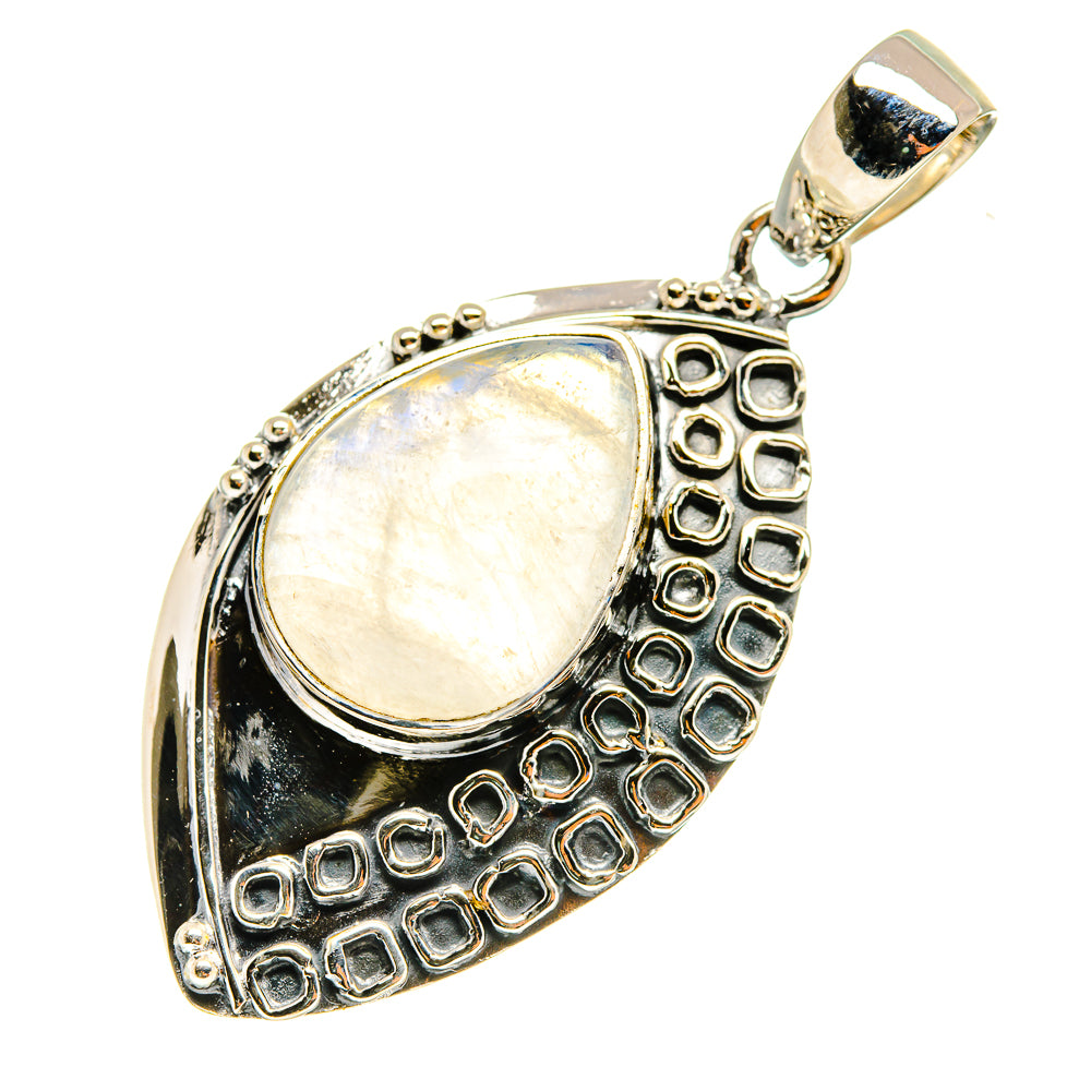 Rainbow Moonstone Pendants handcrafted by Ana Silver Co - PD8286