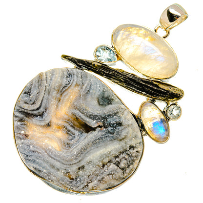 Desert Druzy Pendants handcrafted by Ana Silver Co - PD8301
