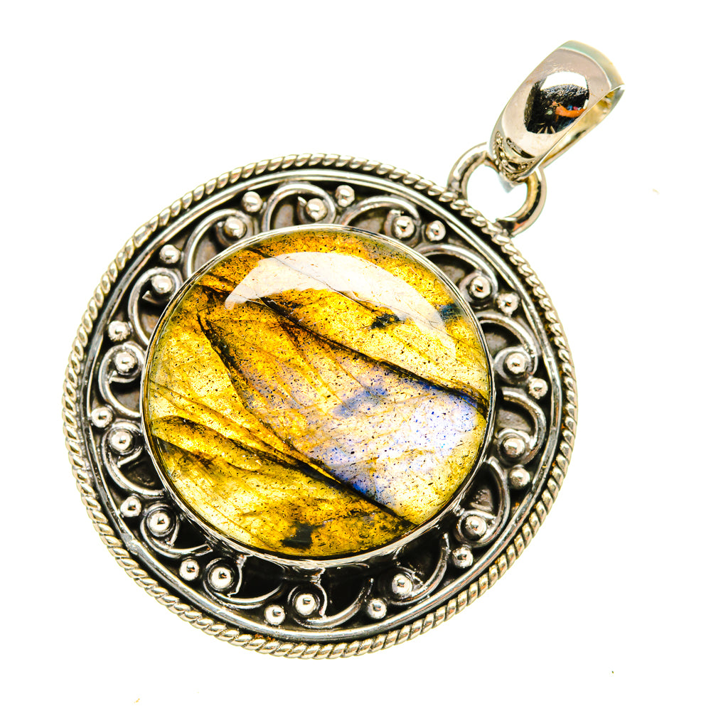 Labradorite Pendants handcrafted by Ana Silver Co - PD8308