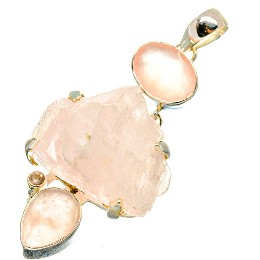 Kunzite Pendants handcrafted by Ana Silver Co - PD8314