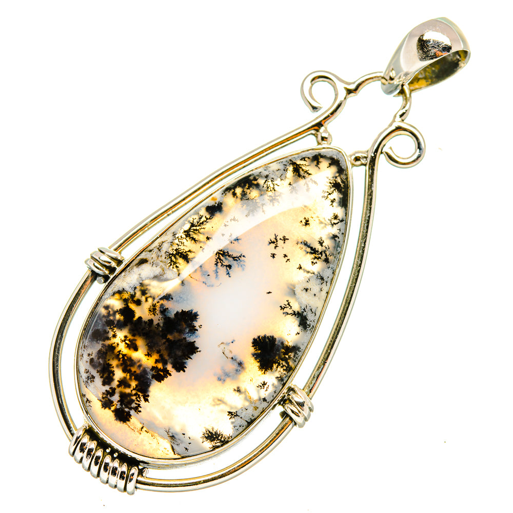 Dendritic Opal Pendants handcrafted by Ana Silver Co - PD8329