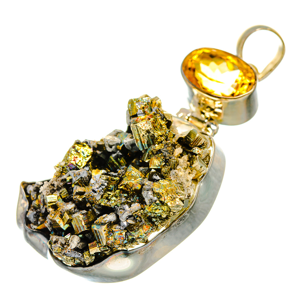 Bismuth Crystal Pendants handcrafted by Ana Silver Co - PD8330