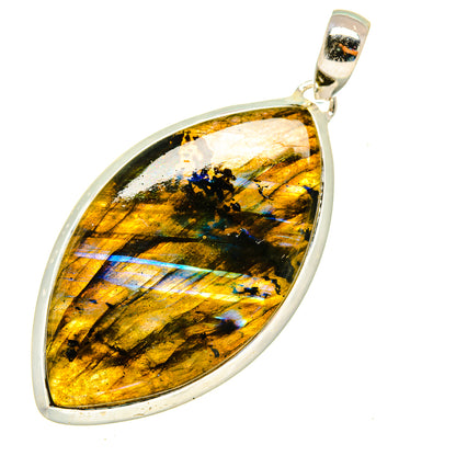 Labradorite Pendants handcrafted by Ana Silver Co - PD8331
