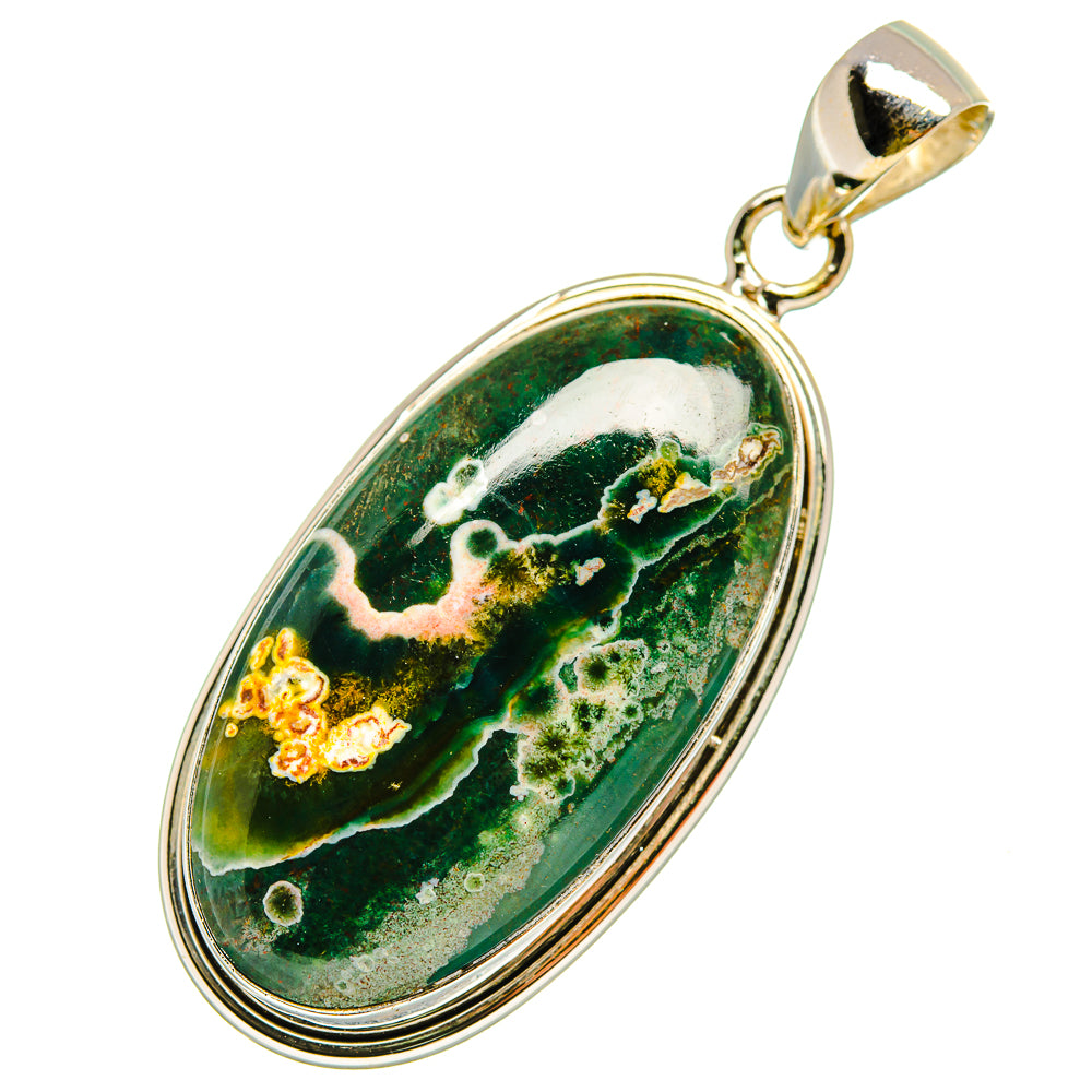 Ocean Jasper Pendants handcrafted by Ana Silver Co - PD8363