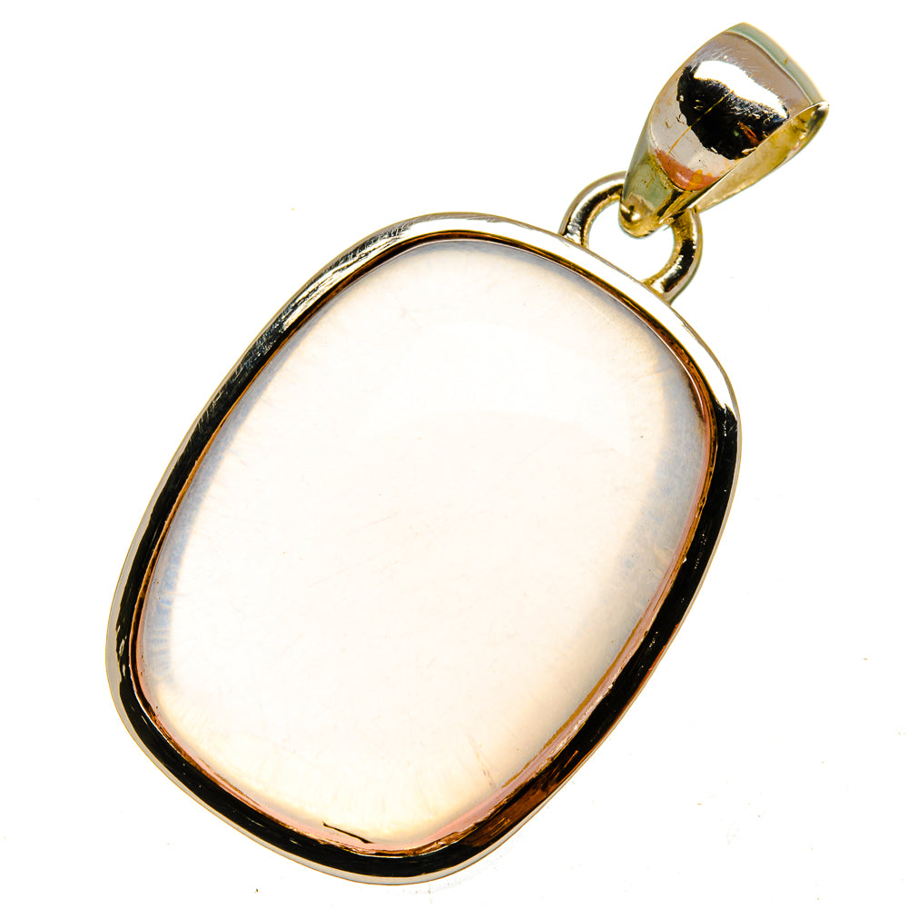 Rose Quartz Pendants handcrafted by Ana Silver Co - PD8366