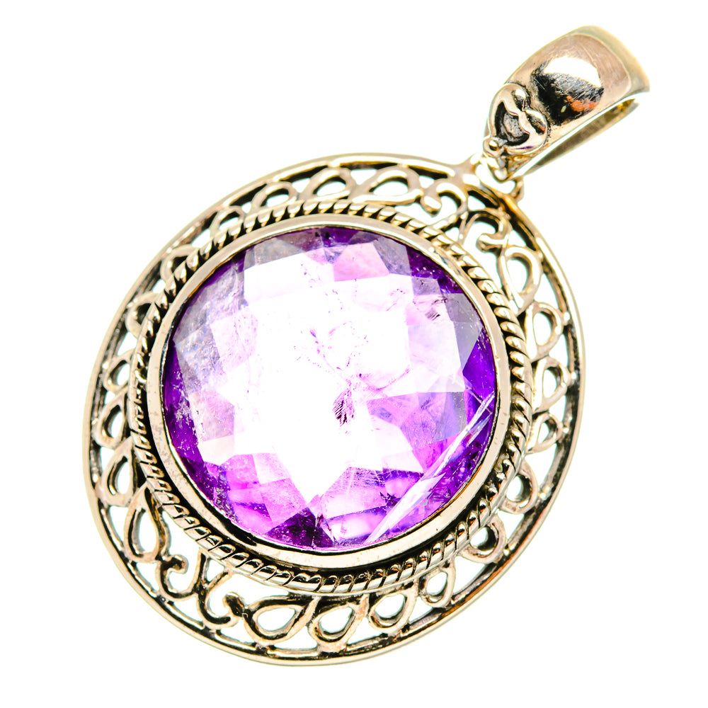 Amethyst Pendants handcrafted by Ana Silver Co - PD8374