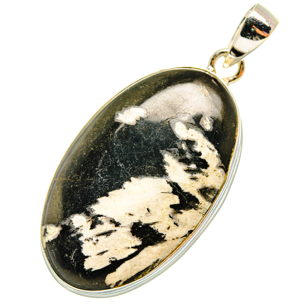 Chrysanthemum Stone Pendants handcrafted by Ana Silver Co - PD8376