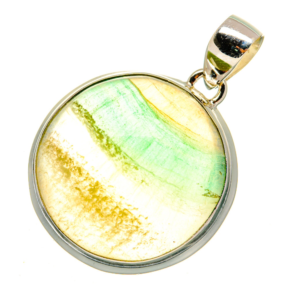 Green Fluorite Pendants handcrafted by Ana Silver Co - PD8383