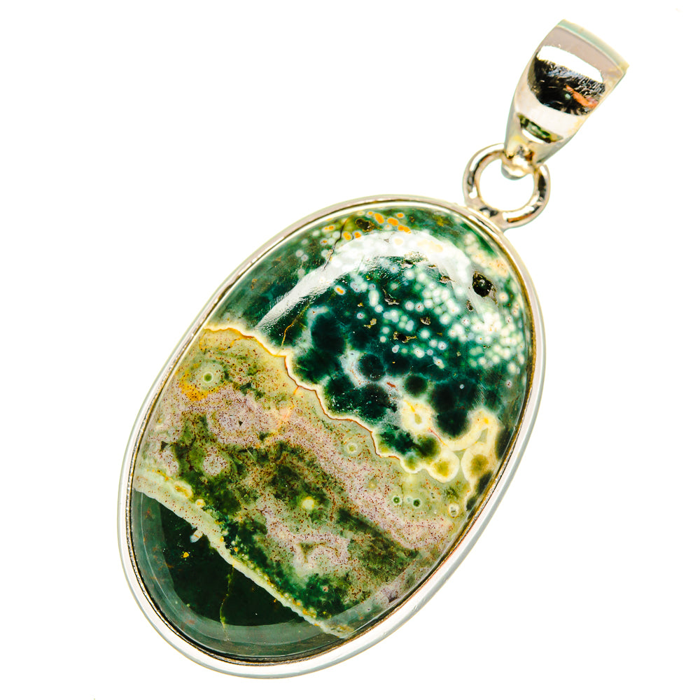 Ocean Jasper Pendants handcrafted by Ana Silver Co - PD8402