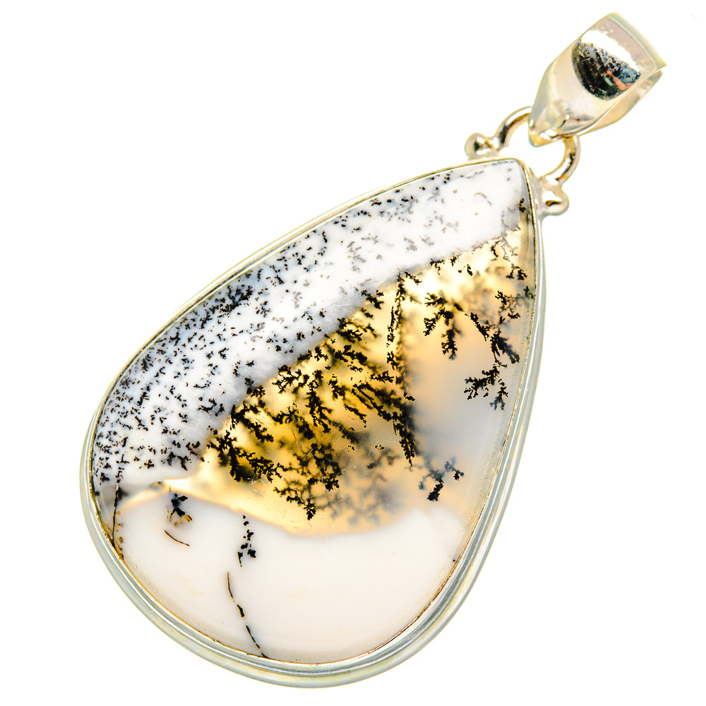 Dendritic Opal Pendants handcrafted by Ana Silver Co - PD8406
