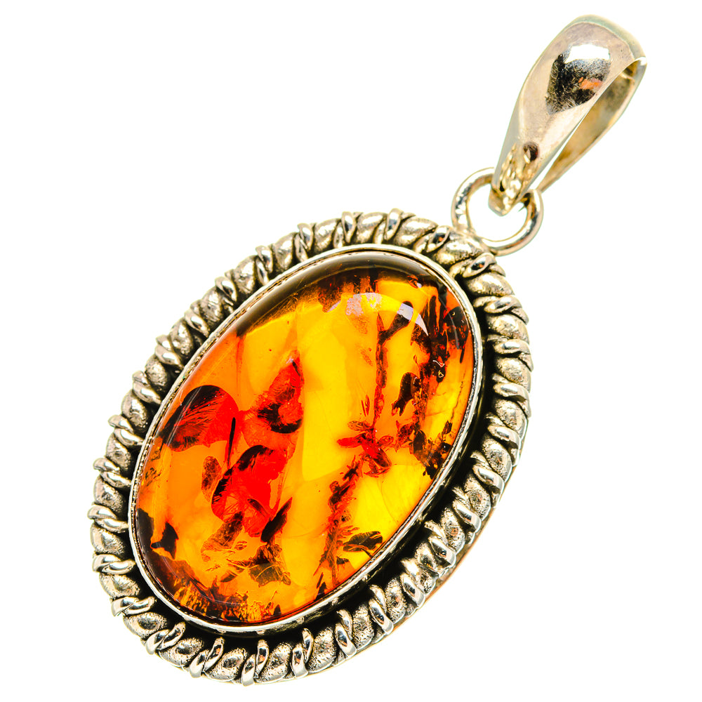 Baltic Amber Pendants handcrafted by Ana Silver Co - PD8410