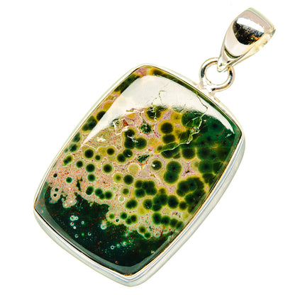 Ocean Jasper Pendants handcrafted by Ana Silver Co - PD8411