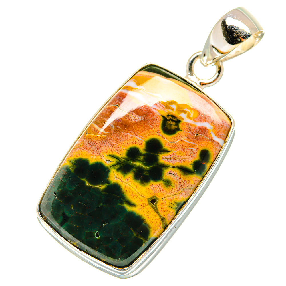 Ocean Jasper Pendants handcrafted by Ana Silver Co - PD8419