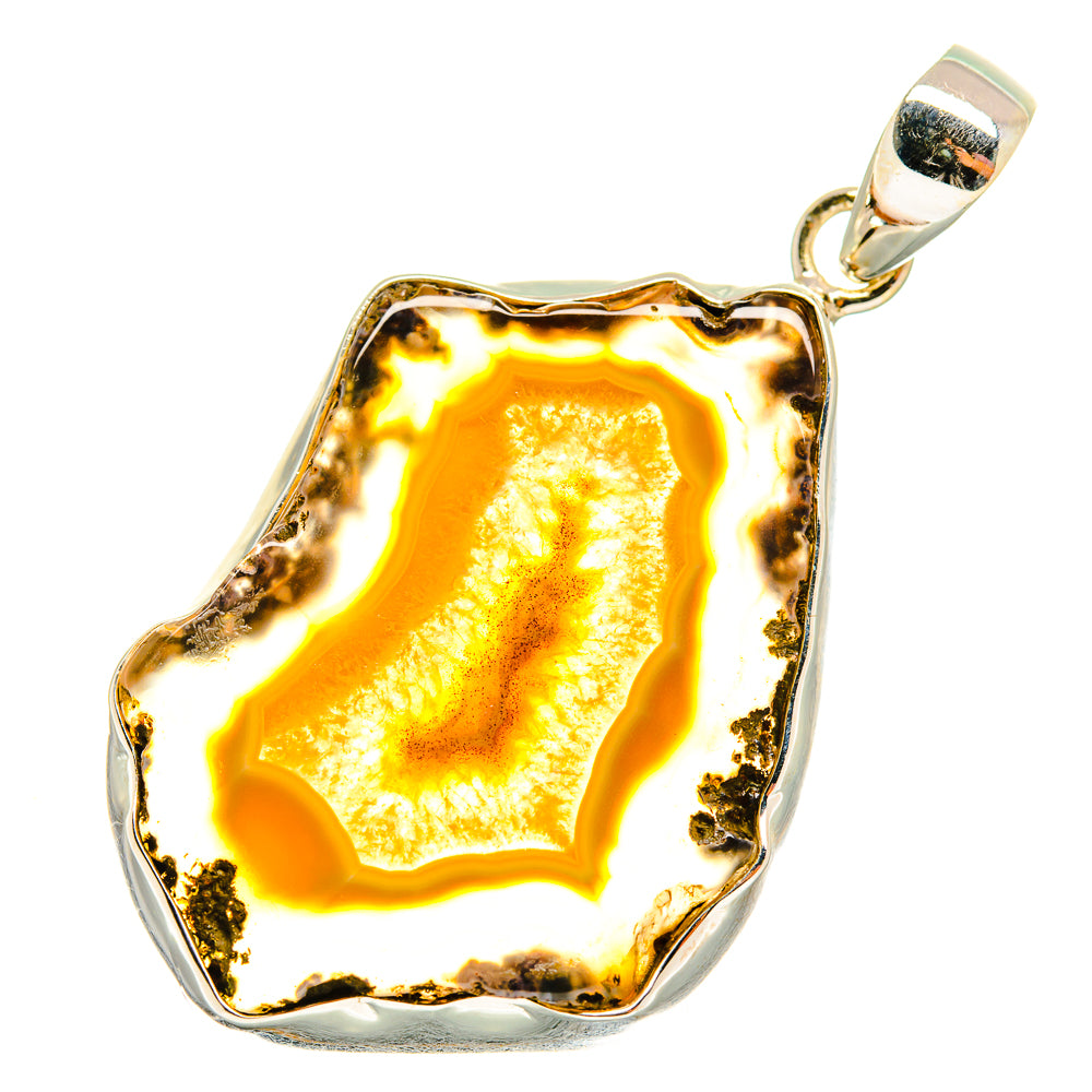 Geode Slice Pendants handcrafted by Ana Silver Co - PD8432