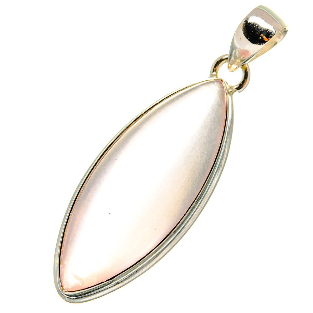 Rose Quartz Pendants handcrafted by Ana Silver Co - PD8441