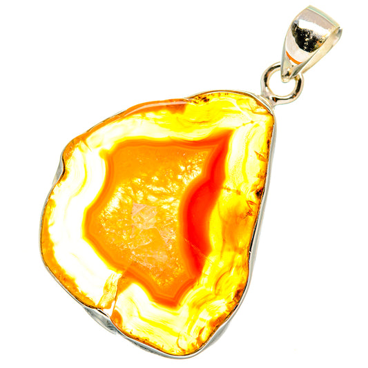Geode Slice Pendants handcrafted by Ana Silver Co - PD8451