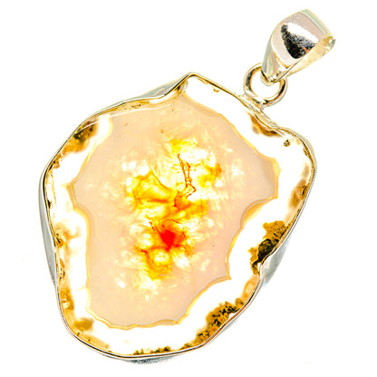 Geode Slice Pendants handcrafted by Ana Silver Co - PD8452