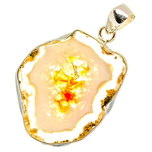 Geode Slice Pendants handcrafted by Ana Silver Co - PD8452