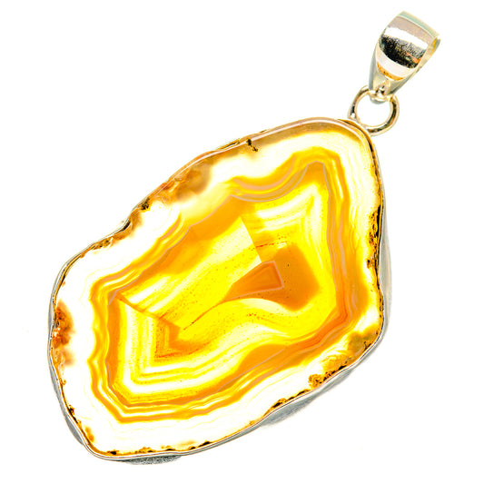Geode Slice Pendants handcrafted by Ana Silver Co - PD8453